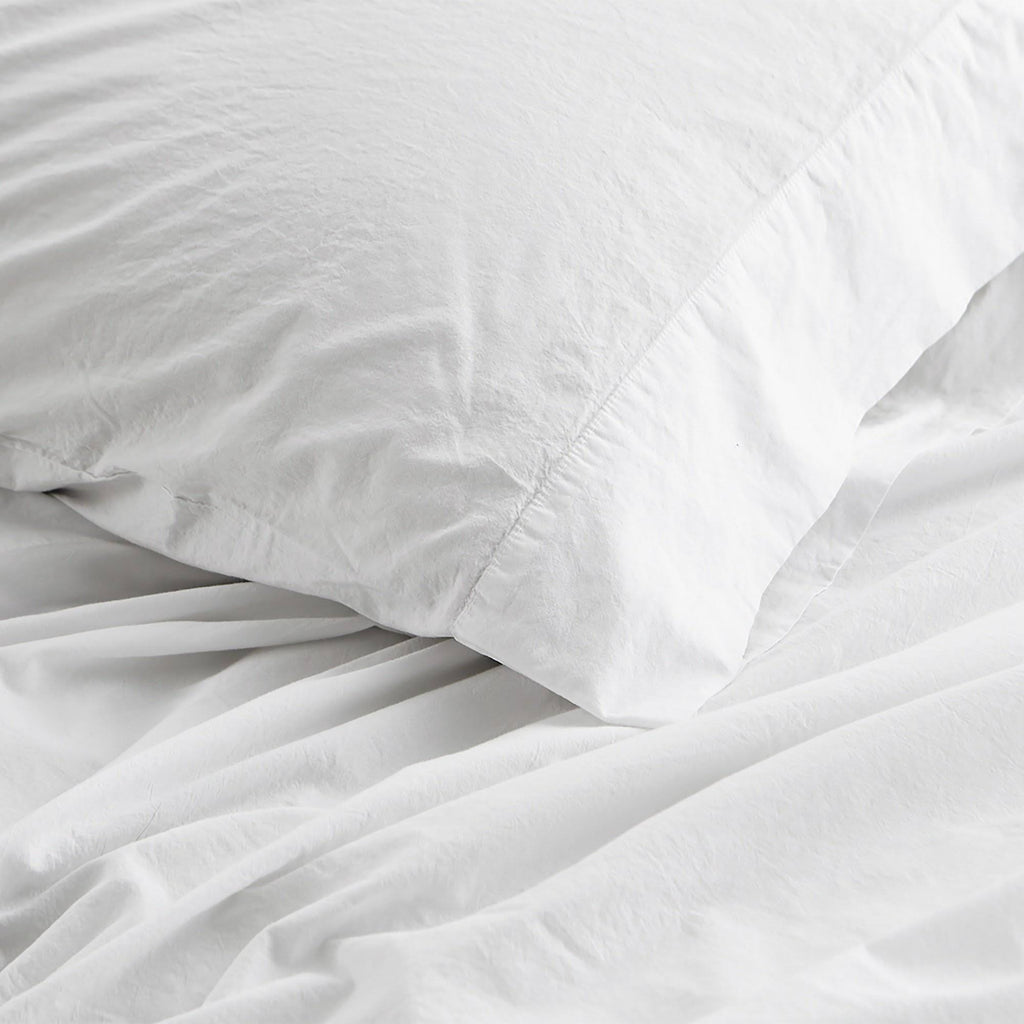 King Washed Percale Sheet Set J90583