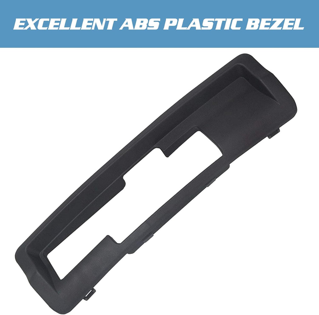2 Packs Black Trailer Hitch Receiver and Bezel Set Z32021