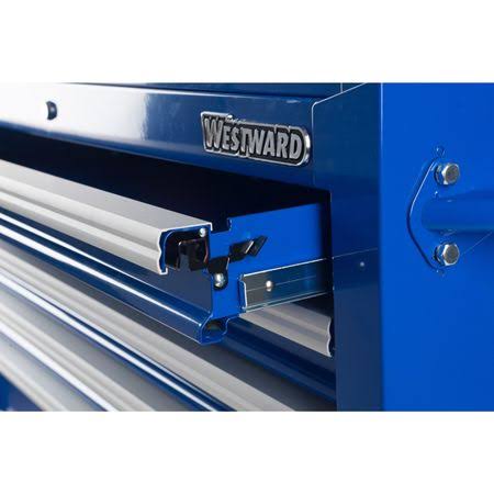 Blue 7 Drawer Side Cabinet E581