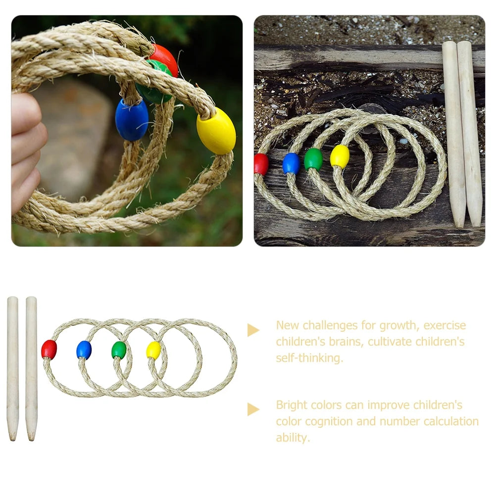 6-piece Rope Ring Throwing Game Set Q459518