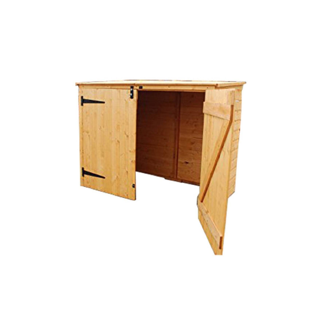 Double Garbage Can Storage Shed H62825