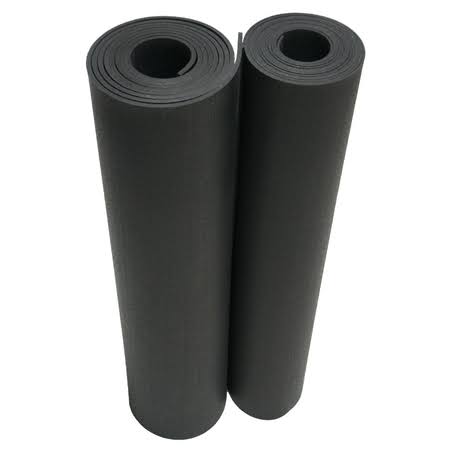 Black Rubber Garage Flooring Sheets and Rolls 3/8 in. T x 4 ft. W x 6 ft. L L71011