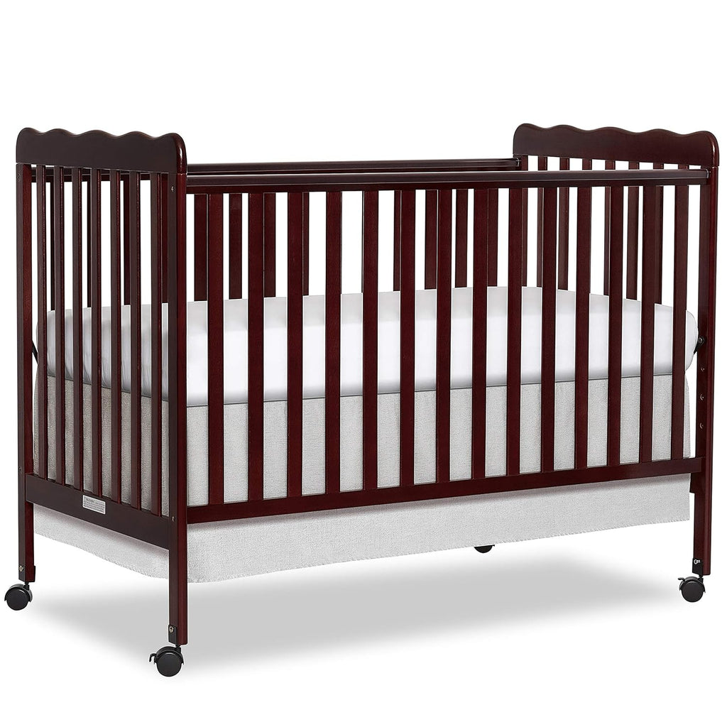 2-in-1 Convertible Crib in Natural, Full, 54x31x40 Inch E88848