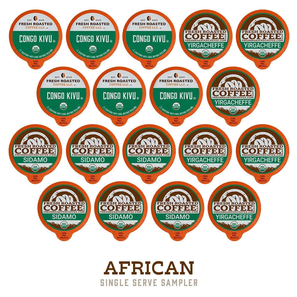 Organic Coffee Pod Sampler, 72 Count J778