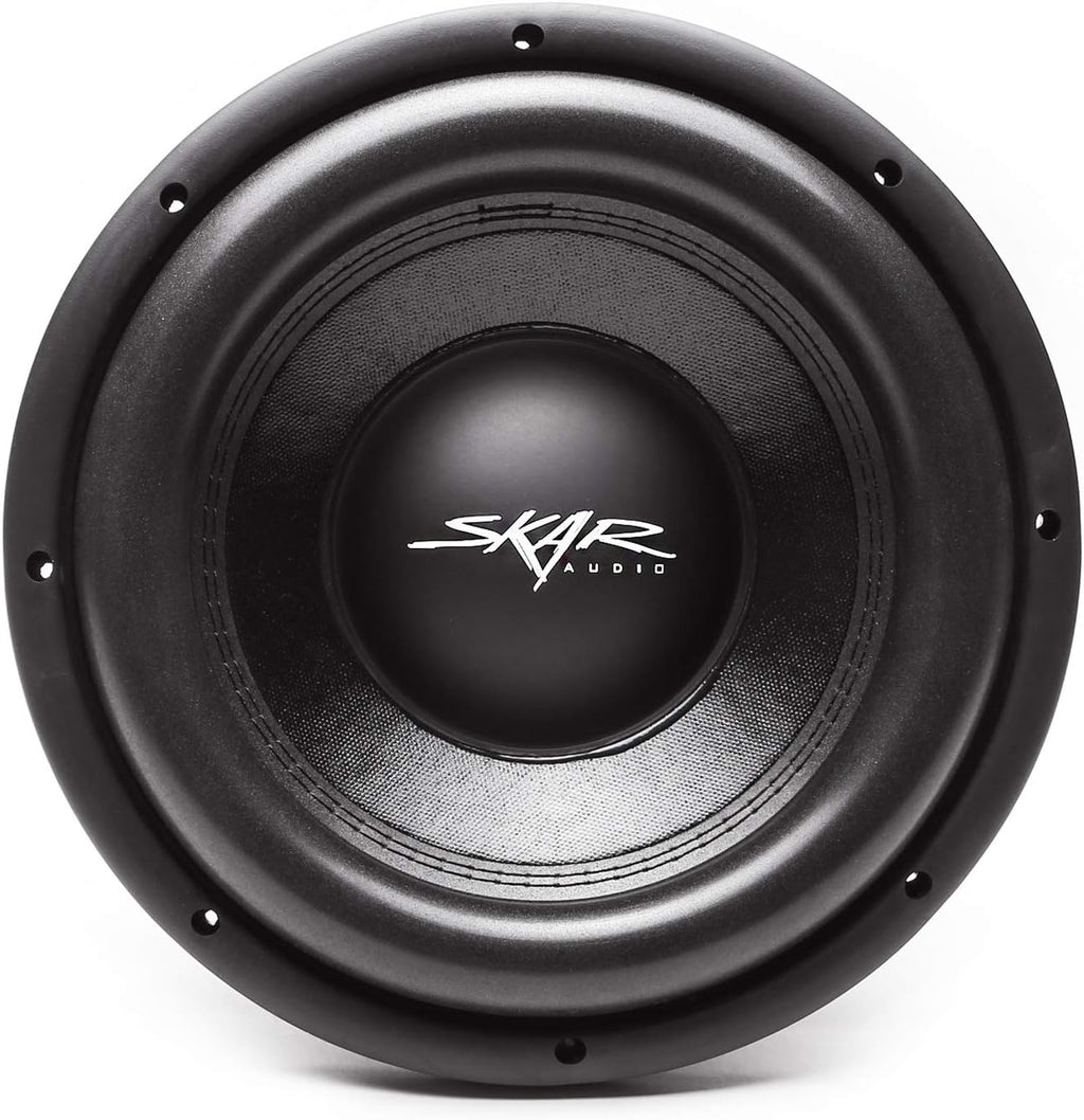 800W Max Power Dual 4 Ohm Shallow Mount Car Subwoofer B4176