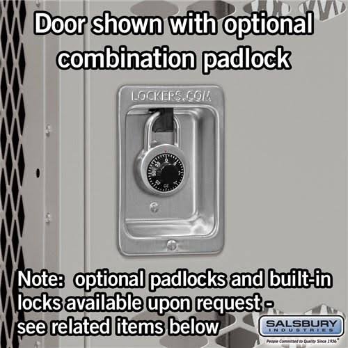 Blue Vented Metal Locker G94076