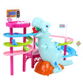 Track Dinosaur Kids Climbing Toys Race Electric Music Stairs Animal Set J193455