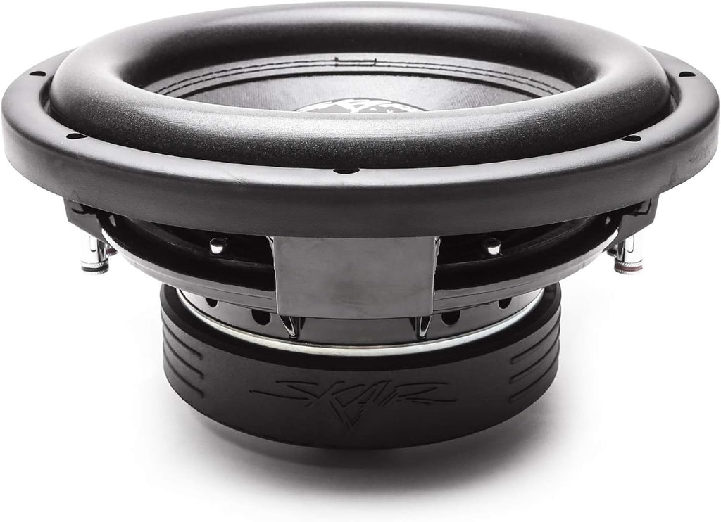 800W Max Power Dual 4 Ohm Shallow Mount Car Subwoofer B4176