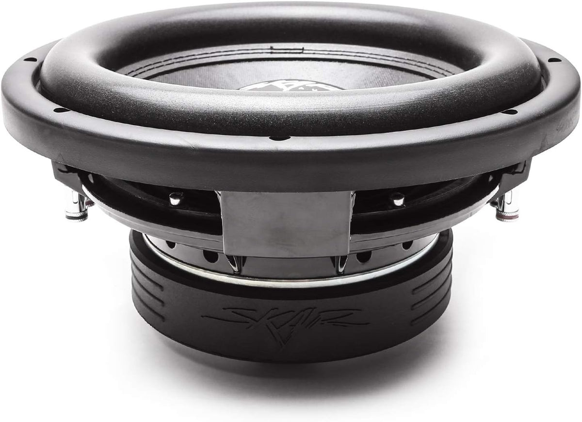 800W Max Power Dual 4 Ohm Shallow Mount Car Subwoofer B4176
