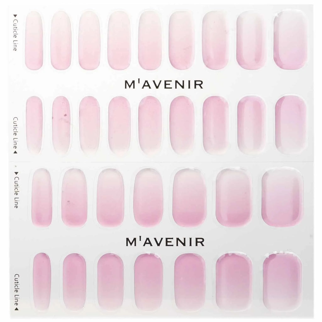 32pcs Pink Marble Nail Sticker C6948