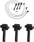 Set of 3 Ignition Coil Pack and 3 Wire Wireset E1741