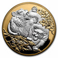 Cougar vs Bear 5 oz Silver Proof Coin O7513