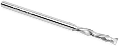 CNC Solid Carbide Compression Spiral 1/8 Dia x 13/16 x 1/8 Shank C286765