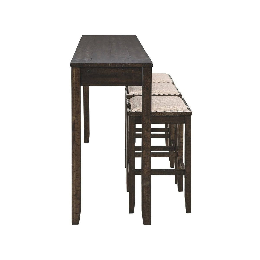 Rectangular 4 Piece Counter Height Dining Table E91971