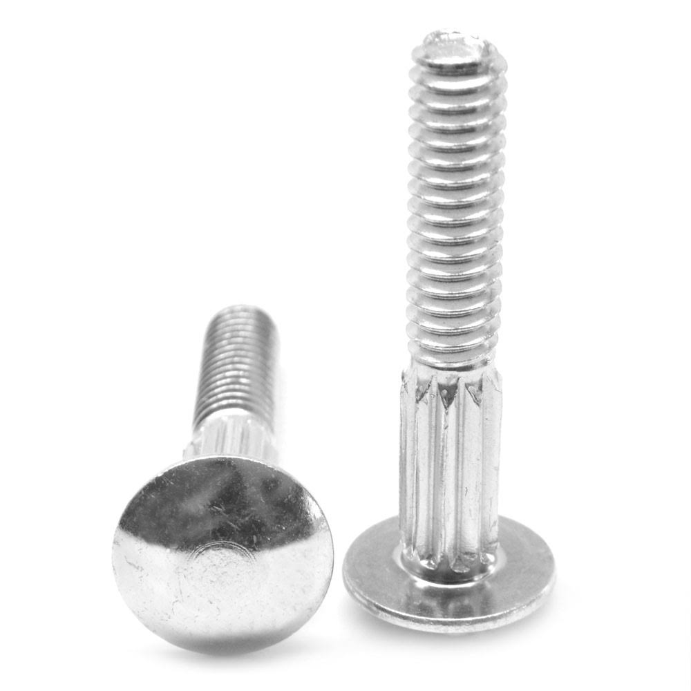 1/4-20 x 2 Coarse Thread Zinc Plated Carriage Bolt E95273