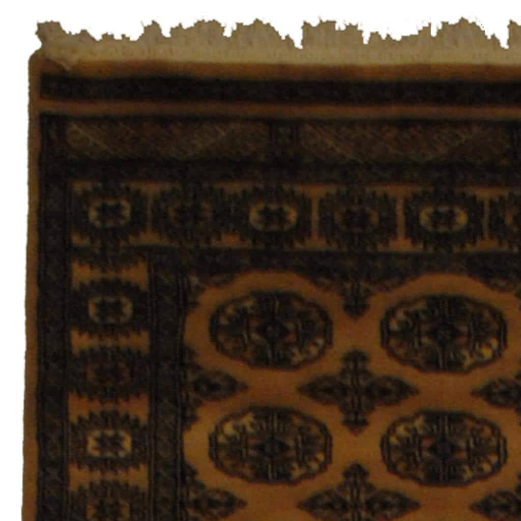 Brown Wool Runner A57635