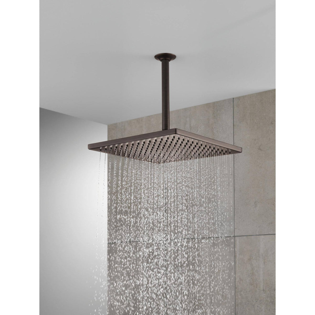 Polished Nickel Metal Raincan Shower Head I817677