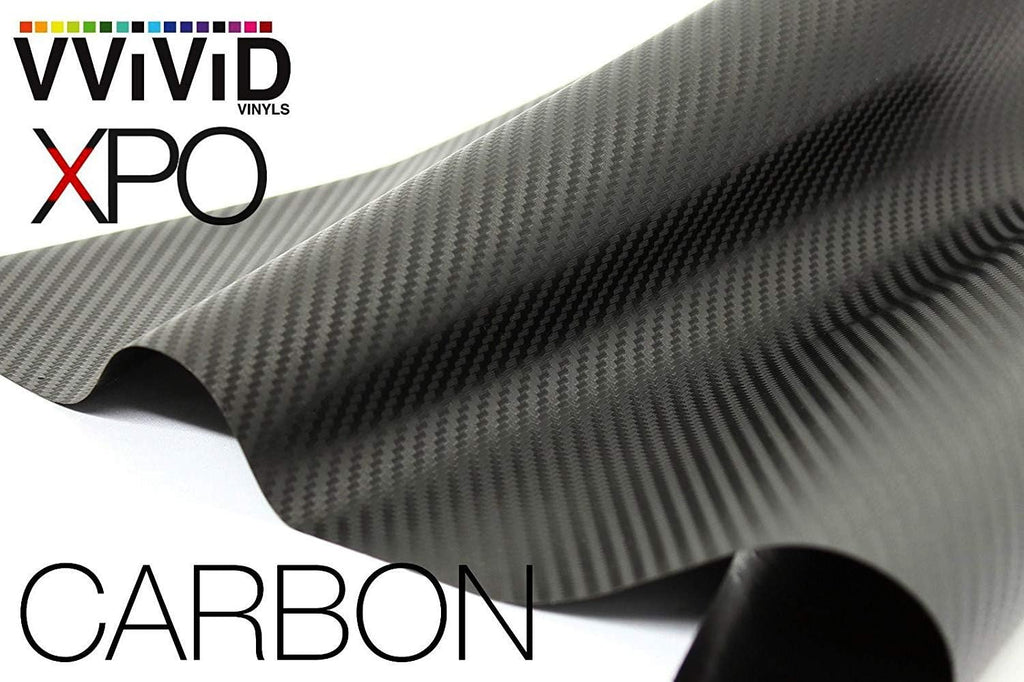 Black Carbon Fiber Car Wrap Vinyl Roll 6ft x 5ft M866994