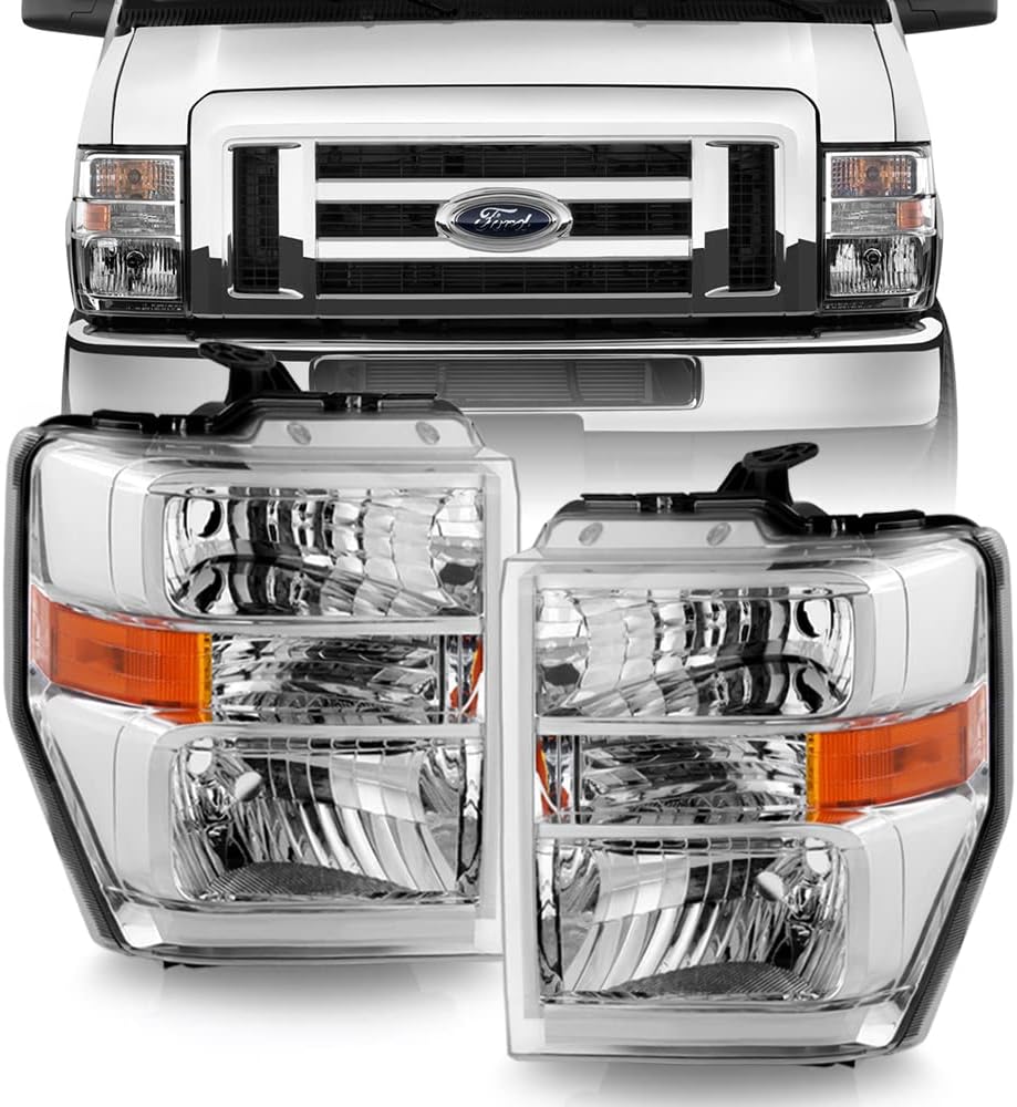 Aero Style Headlights Pair Set Left+Right Y421544