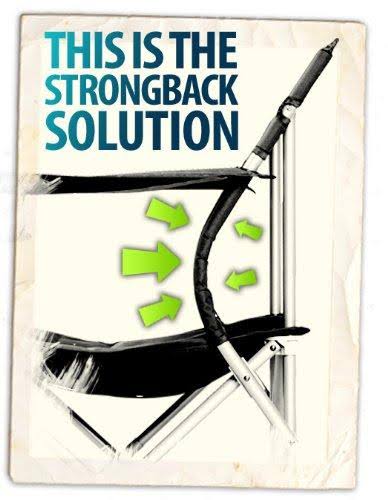 Camo Folding Camping Chair with Lumbar Support I8466