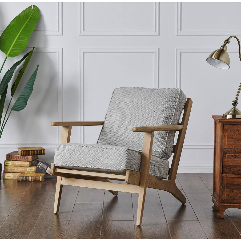 Fabric Accent Arm Chair, Gray Y654