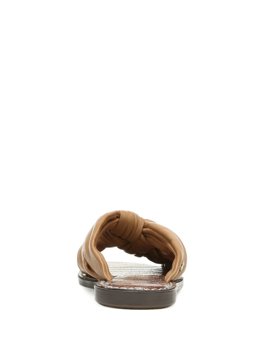 Brown Leather Slide Sandals H646044