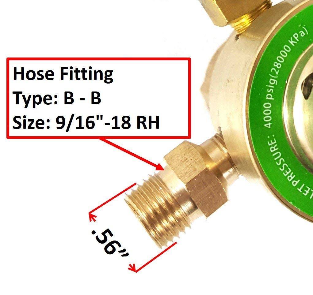 Oxygen and Propane/Propylene Regulators Welding Gas Gauges - Pair Q6280