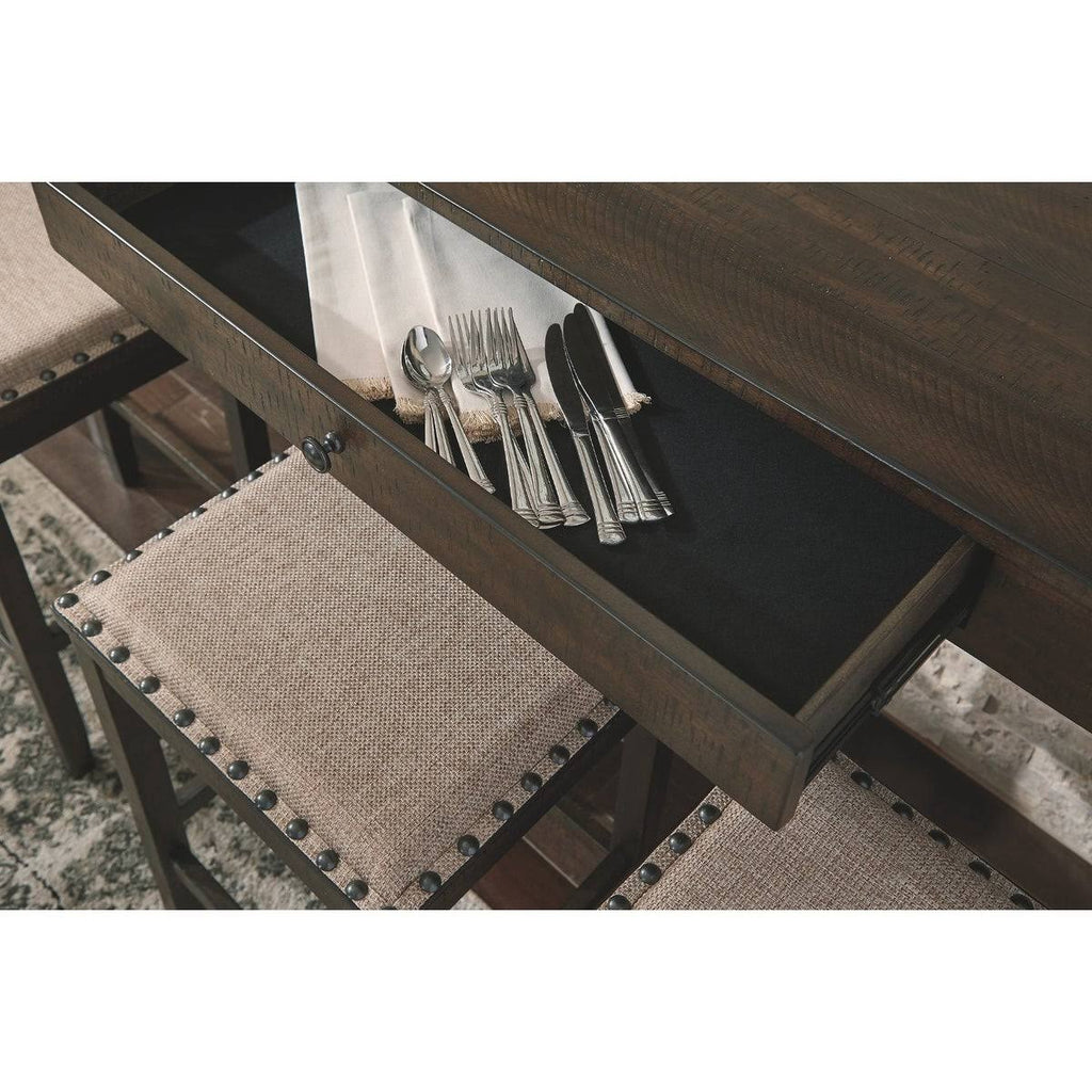 Rectangular 4 Piece Counter Height Dining Table E91971
