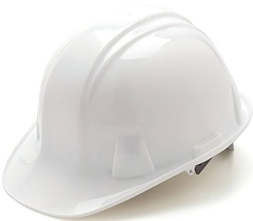 White Cap Style 6 Point Snap Lock Suspension Hard Hat Z65665