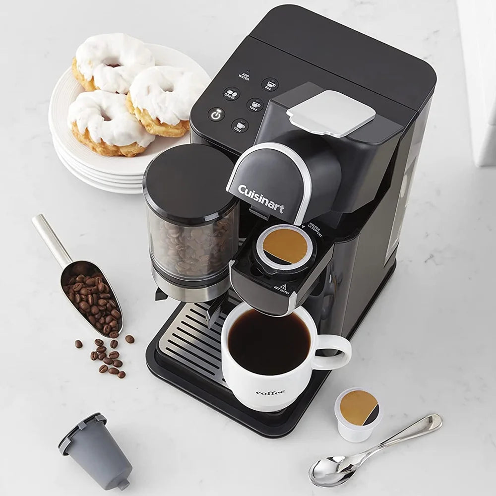Grind and Brew Single-Serve Coffeemaker Bundle with 3 Single Serve Brew Cups of Coffee F31652