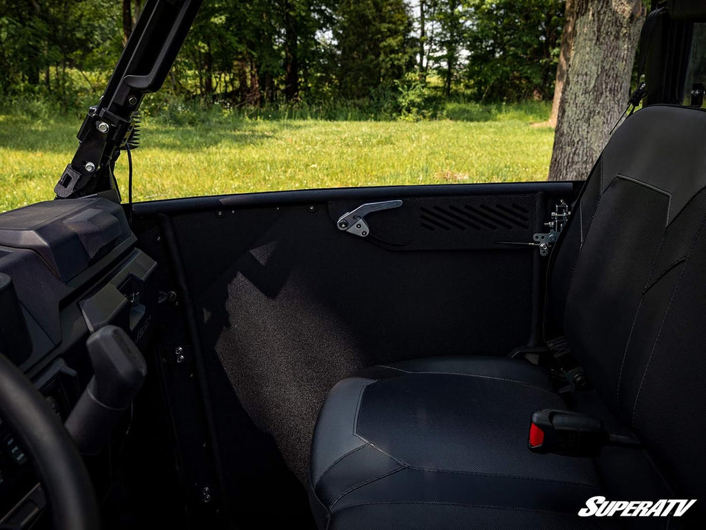 Aluminum Doors for Polaris Ranger XP 1000, Powder Coated Black, Pre-Assembled S7474