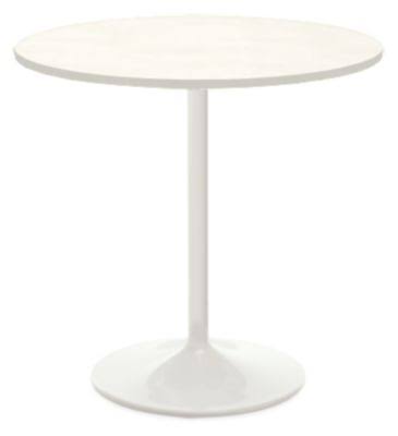 White Round End Table G229980