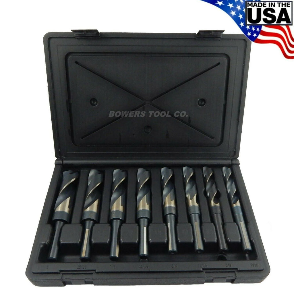 8Pc Reduced Shank Drill Set P3167