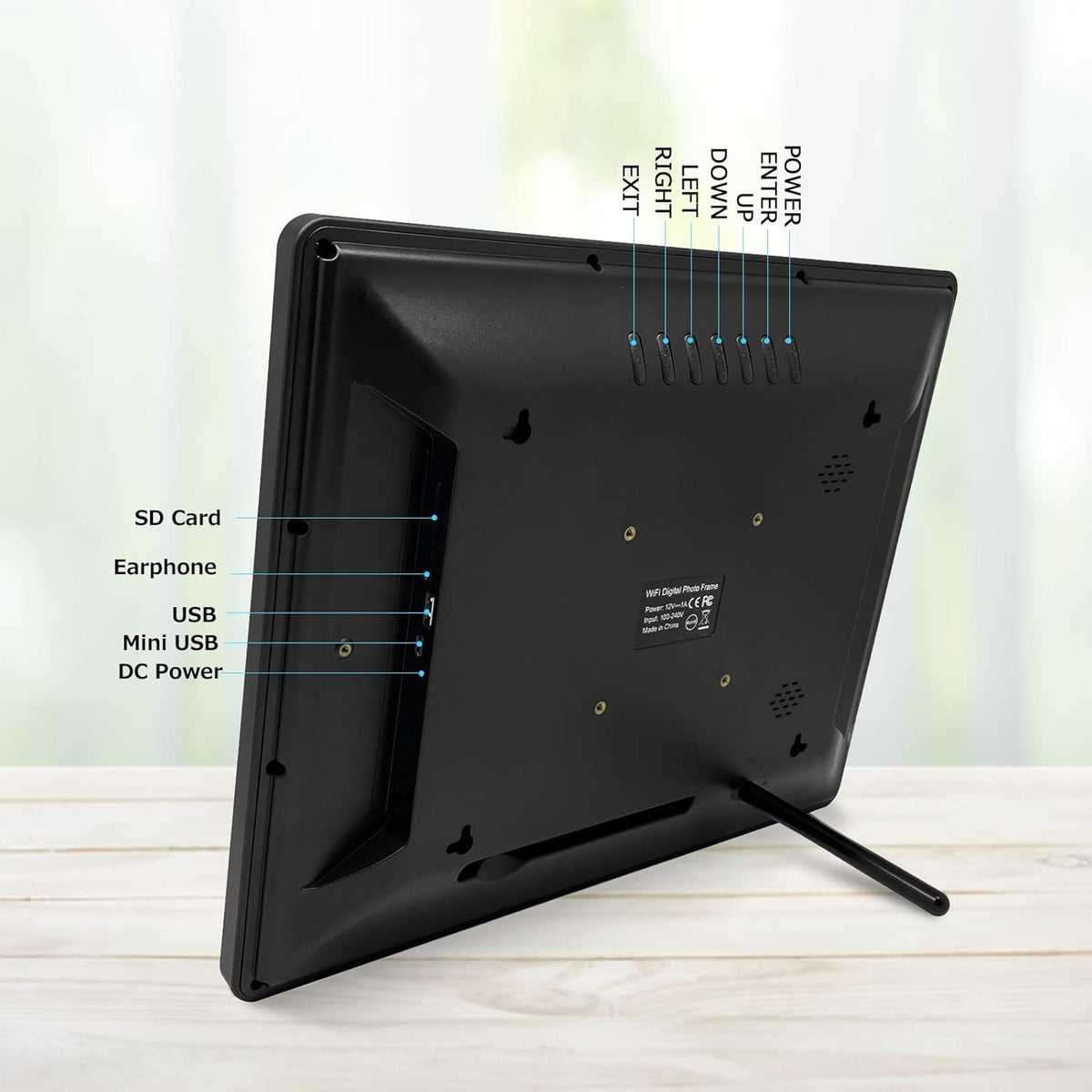 15 inch FHD IPS Touch Screen WiFi Digital Photo Frame with 16GB Storage Q588305