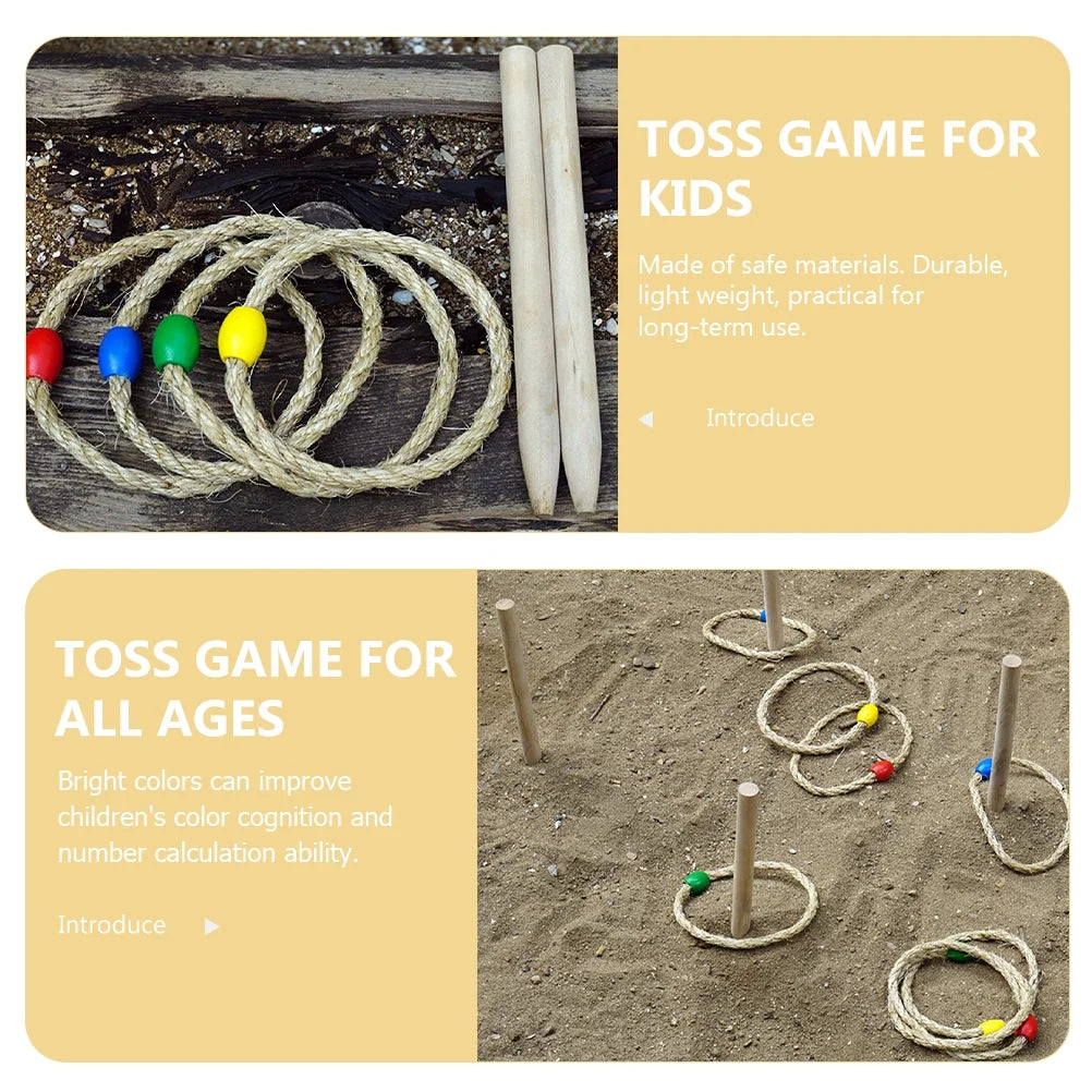 6-piece Rope Ring Throwing Game Set Q459518