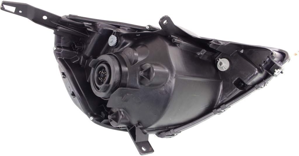 Headlight Assembly Pair Halogen Black U965