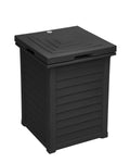 Black Teak Storage Bin V94327