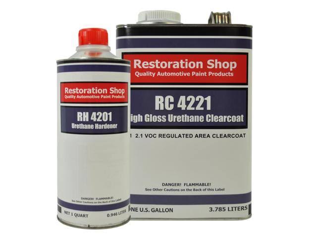 Electric Blue Metallic Low VOC Urethane Basecoat Clearcoat Car Auto Paint Complete Medium Gallon Kit B478