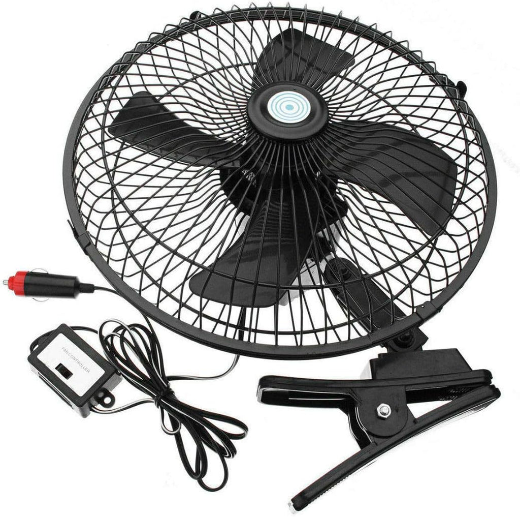 10inch 24V Electric Air Fan with Clip Q29484