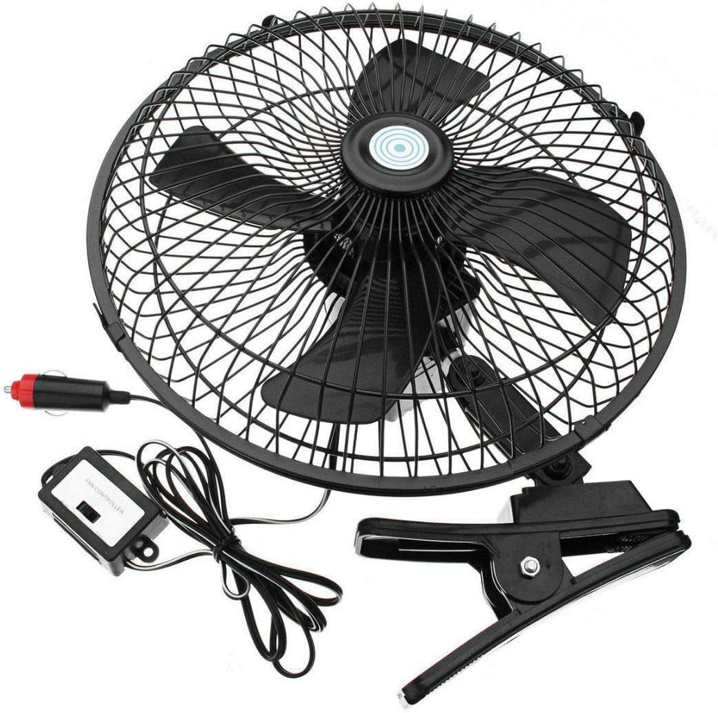 10inch 24V Electric Air Fan with Clip Q29484