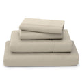 Bamboo Bed Sheet Set 4 Piece California King Tan Beige B8874