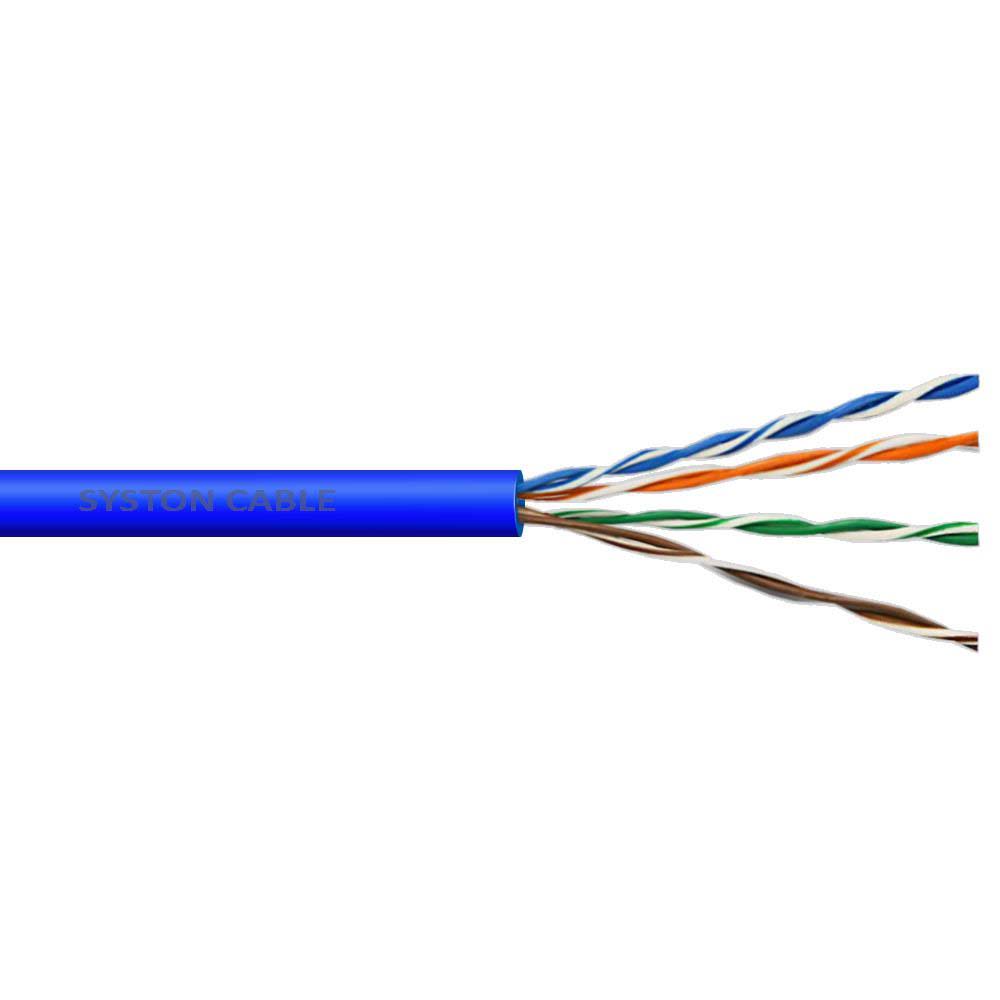 Cat5e 1000 ft. Blue 24/4 Stranded CMR Twisted Pair Cable U50510