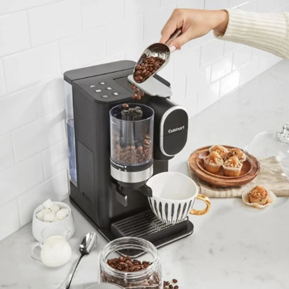 Grind and Brew Single-Serve Coffeemaker Bundle with 3 Single Serve Brew Cups of Coffee F31652