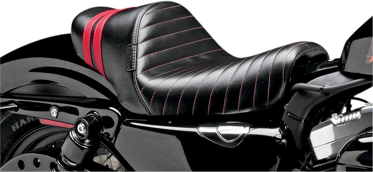 Red Stripe Motorcycle Seat N297