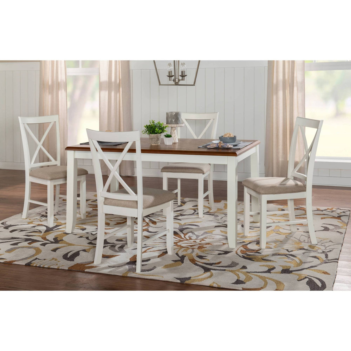 5pc Brown Dining Set M481495