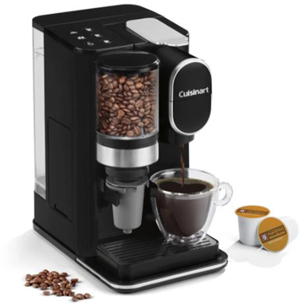 Grind and Brew Single-Serve Coffeemaker Bundle with 3 Single Serve Brew Cups of Coffee F31652