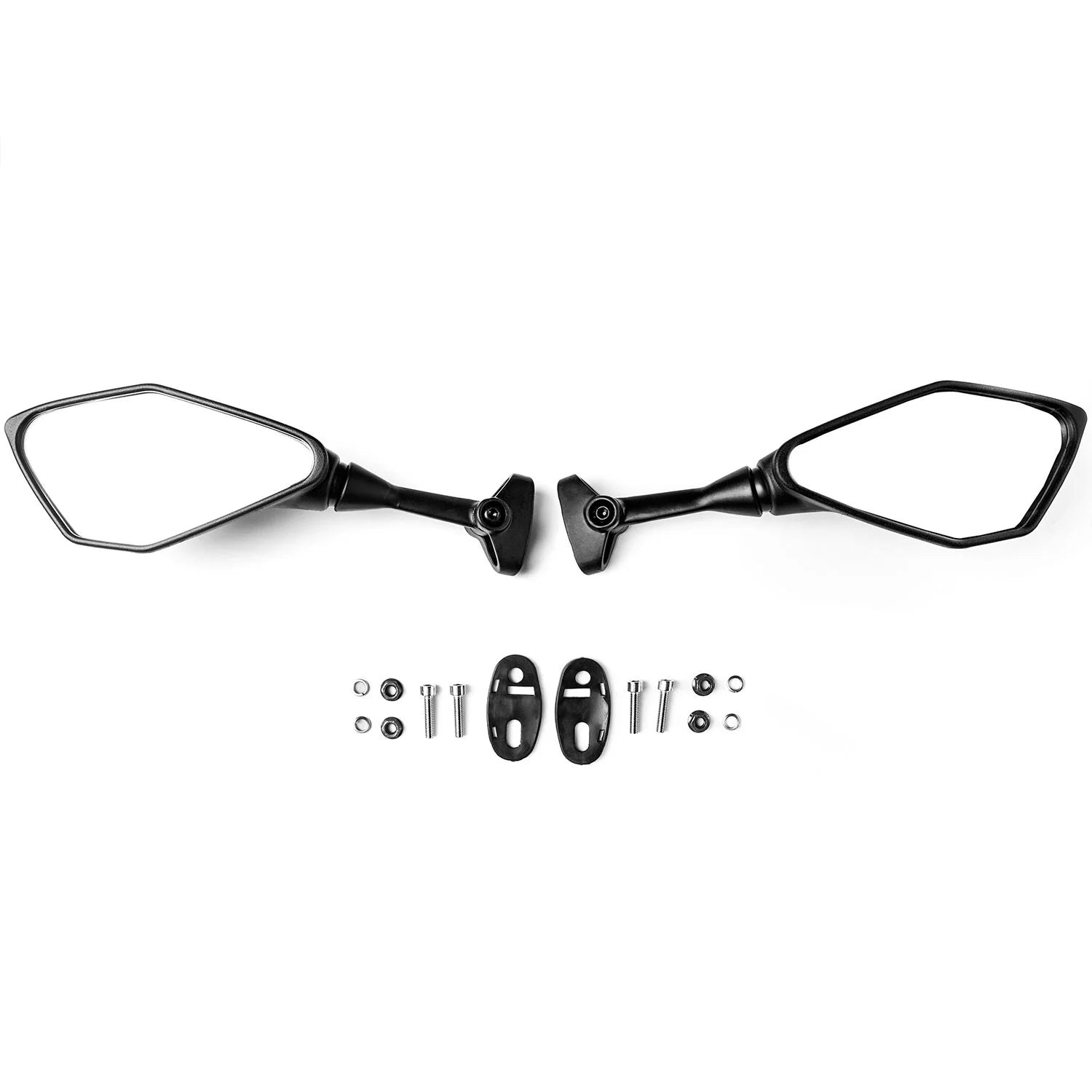 Black Motorcycle Mirrors L219