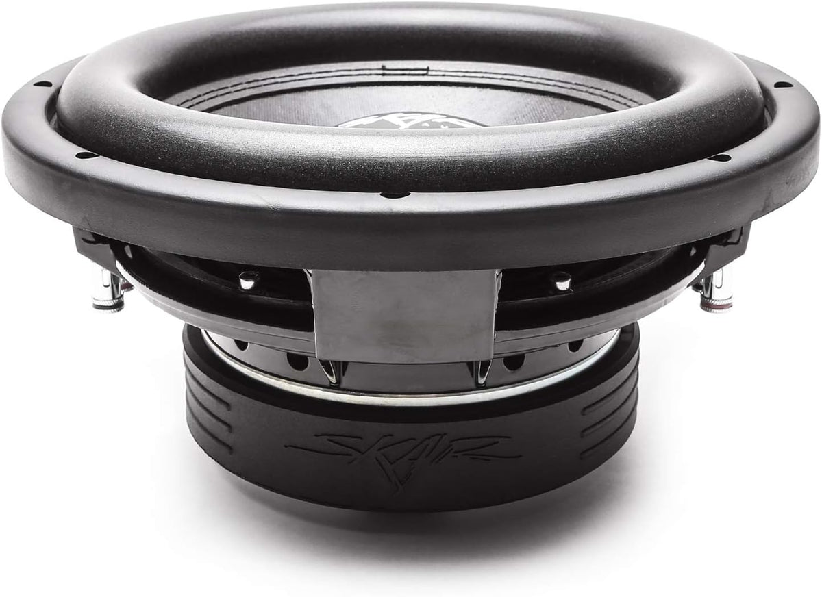 800W Max Power Dual 4 Ohm Shallow Mount Car Subwoofer B4176