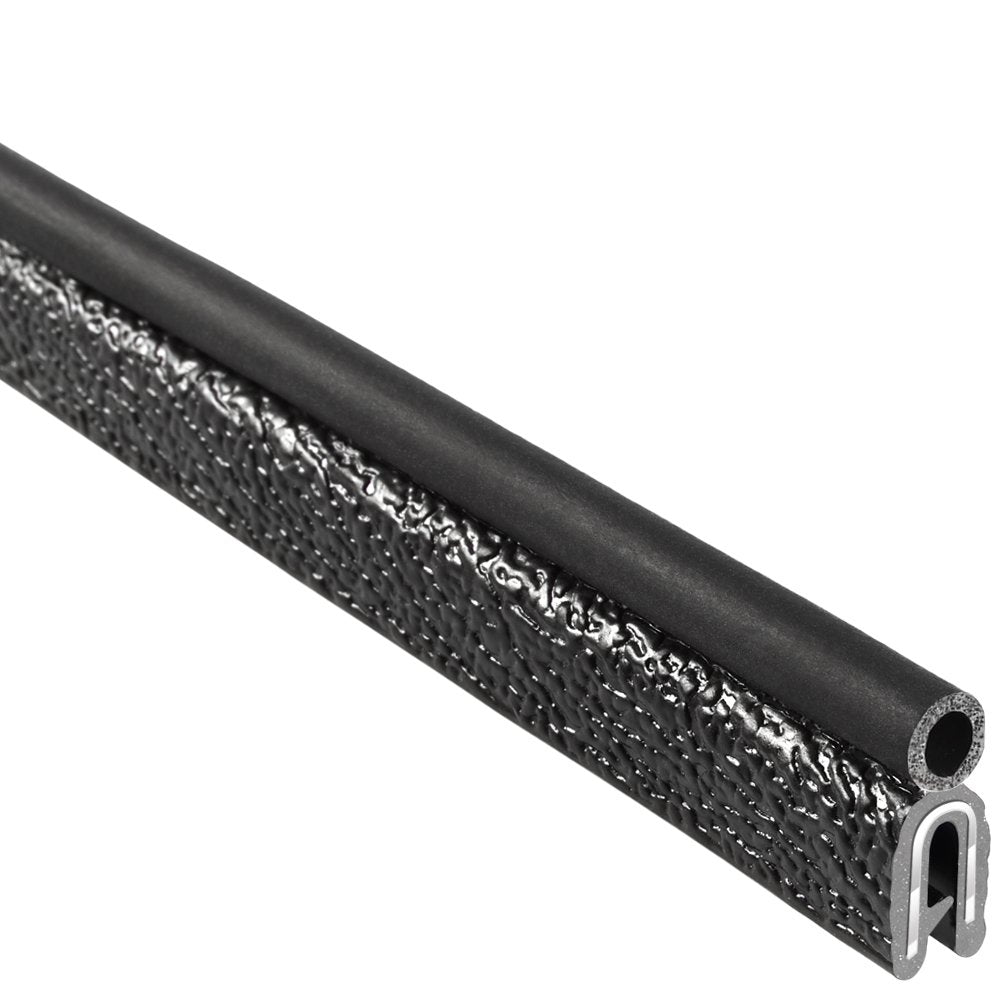 PVC Plastic Trim Seal with EPDM Rubber Seal, 25 ft Length V616524