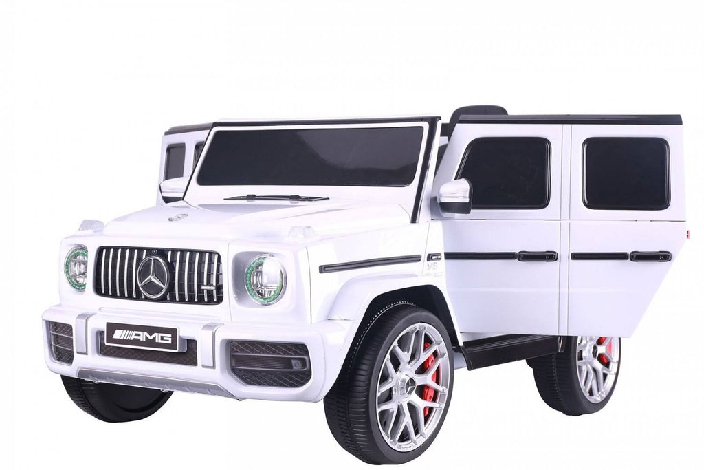 White 6V Kids Ride on Car with MP3 and RC L772431